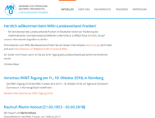 Tablet Screenshot of mnu-franken.de